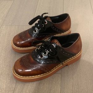 Miu Miu leather styled Oxford